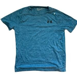 Under Armour Blue Short-Sleeve Tee - Youth Medium (YMD)